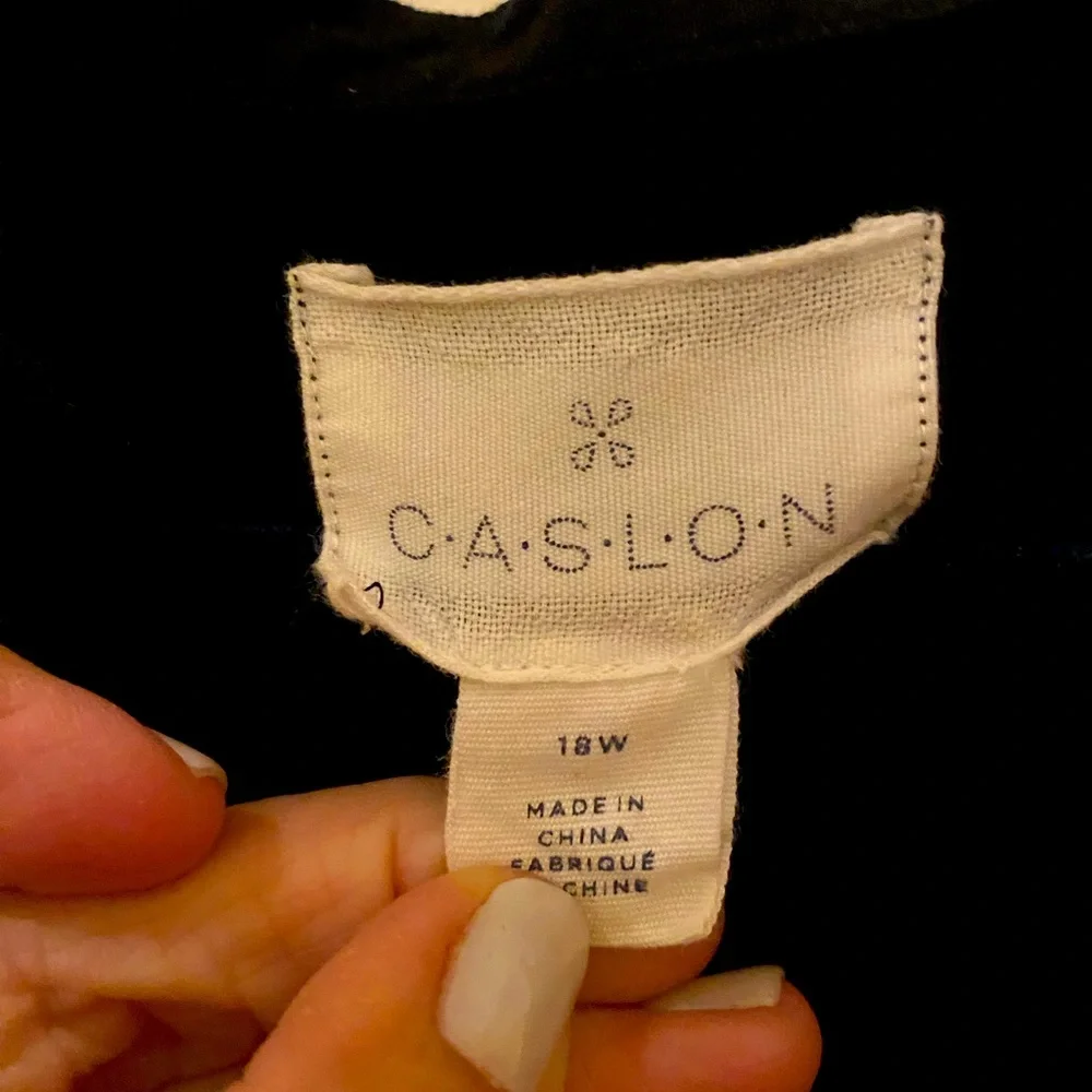 Caslon Black Maxi Dress 18W - Picture 5 of 5
